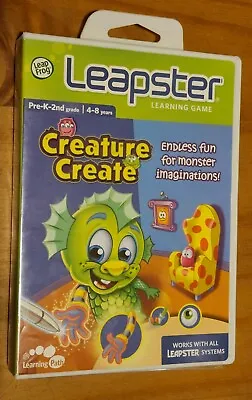 Leapster  Creature Create Learning Game New Open Box • $13.69