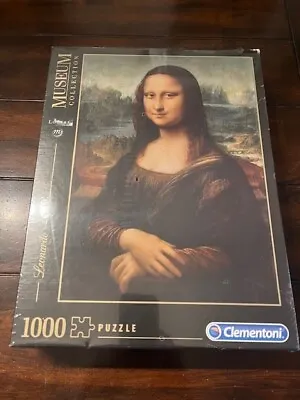 Clementoni 1000 Piece Jigsaw Puzzle Mona Lisa Leonardo DaVinci Louvre Museum • $19.95