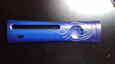$9.95 • Buy OEM Authentic Genuine Microsoft Blue Hot Rod XBOX 360 Faceplate Skin Protector