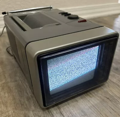 Realistic Portavision 16-108 5 In Color TV And Monitor Rare. Tested • $80