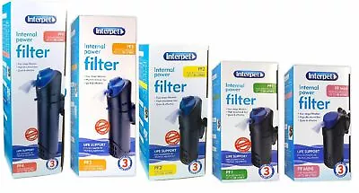 Interpet PF Mini 1 2 3 4 Internal Aquarium Fish Tank Filter Pump Power Filter • £18.95