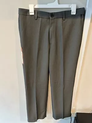 NWT Men's Haggar Cool 18 Performance Classic Pants Size 34x29 #W3 • $26.99