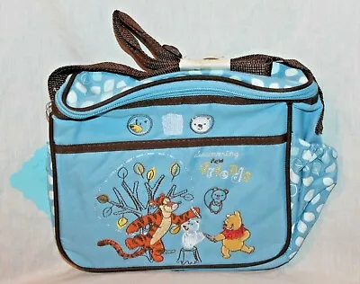 New With Tags  Winnie The Pooh  Blue  Diaper Bag 9  X 10   • $10