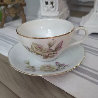 Ucagco Oxford Rose Pattern Cup & Saucer Set Excellent Condition Fast Shipping! • $4.97