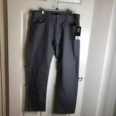 NWT Oakley Men's 50's 2.0 Slim Fit Cotton Twill Retro Golf Pants Grey~Size 36x32 • $34.99