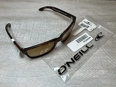 O'NEILL Anso POLARIZED Sunglasses Matte Brown Tortoise / Gold Mirror / Surf / • $59.99