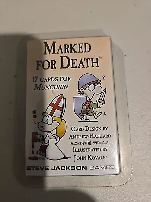 Munchkin: Marked For Death Blister Pack Expansion By Steve Jackson Games SJG4210 • $15