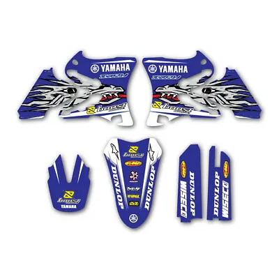 YAMAHA OF TROY GRAPHICS KIT YZ125 YZ250 2002 -2013 21mil Heavy Duty Gloss Decals • $64.95