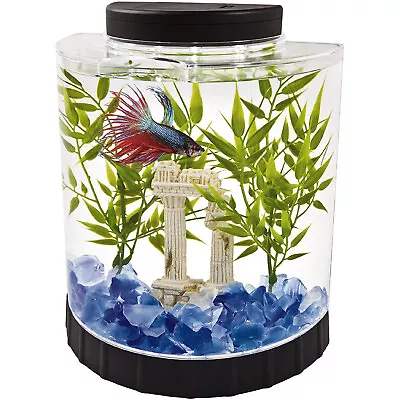 Tetra LED Half Moon Betta Aquarium Kit 1.1 Gallons • £38