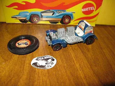 VINTAGE HOT WHEELS REDLINE SPECIAL DELIVERY With BUTTON & DECAL • $44