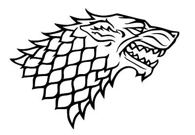 Game Of Thrones House Stark Vinyl Car Decal / Sticker • £1.99