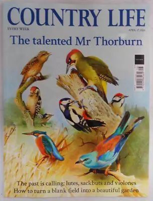 Country Life Magazine 17th April 2024 The Talented Mr Thorburn. Beautiful Garden • $12.45