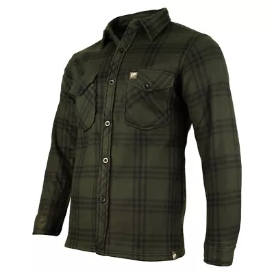 Jack Pyke Polar Fleece Shirt Green Mens Countrywear Warm Hunt Fishing Top • £20.39