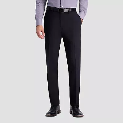 Haggar H26 Men's Flex Series Ultra Slim Suit Pants - Black 32x30 • $21.99