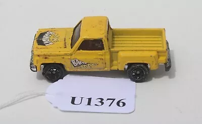 Road Machines Yellow Chevrolet Pickup Truck Poor-Fair FNQHotwheels U1376 • $4.95