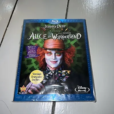 £7.50 • Buy Alice In Wonderland Blu-ray US Import Tim Burton Holographic SLIPCOVER MINT RARE