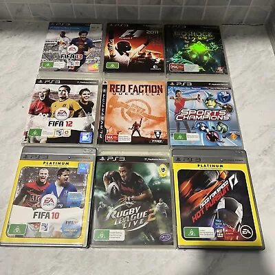 PlayStation 3 Games Bundle X9 Games fifa  Need For Speed  Etc  • $20