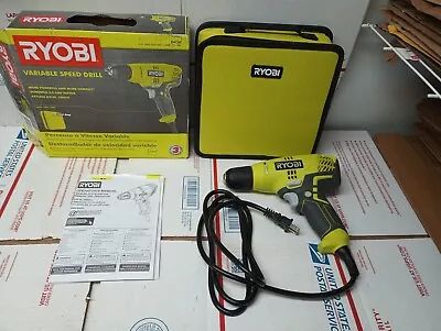 Ryobi Variable Speed Drill & Tool Bag Model: D43k Pre-owned Fast / Free Shipping • $23.99
