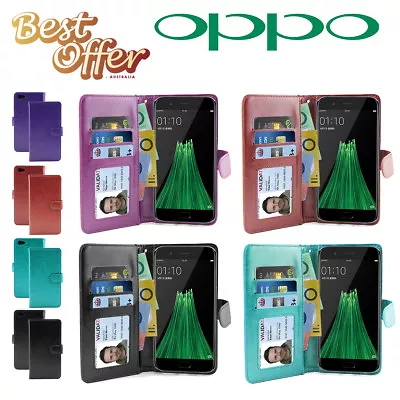 $8.96 • Buy Slim Wallet Flip Leather Aussie Cover, Oppo R9s  Plus  F1s Case AU