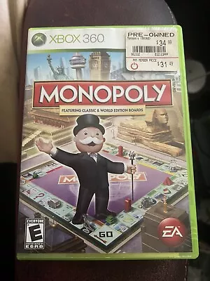 Monopoly (Microsoft Xbox 360 2008) • $9