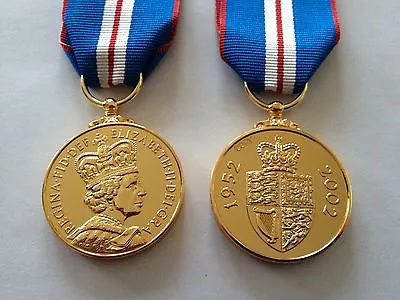 £39.50 • Buy Queens Golden Jubilee Medal, Full Size, 2002, Ribbon, Army, Military, Police