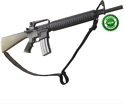 Best Rifle Slings - 2 Point Sling With FAST-LOOP Adjuster Up To 55  Heavy Duty • $13.99