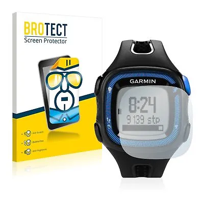 Garmin Forerunner 15 (Big) Black/Blue 2 X BROTECT® HD-Clear Screen Protector • $29.44