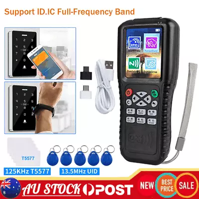 USB Smart NFC ID IC Reader RFID Card Access Control Card Copier Reader Writer • $82.17