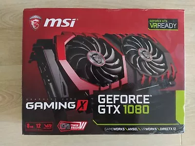 MSI NVIDIA GeForce GTX 1080 GAMING X 8G - TWIN FROZR VI • $182.50