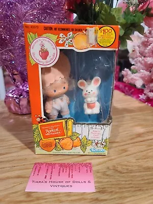 NEW! VINTAGE 1982 STRAWBERRY SHORTCAKE APRICOT W/HOPSALOT DOLL! • $69