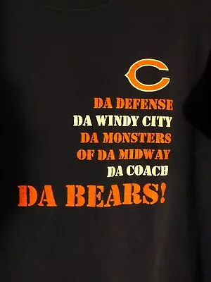 Chicago Bears Da Bears Da T Shirt Men's Large • $12