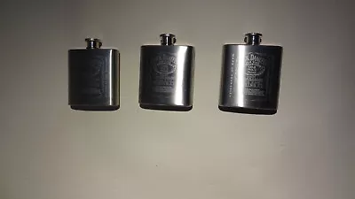 Jack Daniels Old No.7 Small Flasks Set Of 3 • £12.90