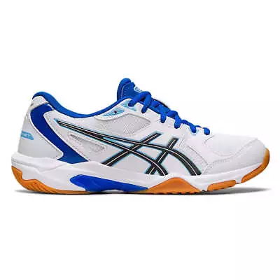 Asics Gel Rocket 10 Women's Indoor Court Shoe (White/Blue) • $69.95