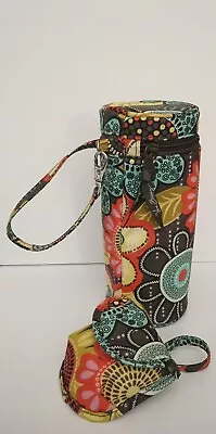 Vera Bradley Flower Shower Baby Bottle Insulated Caddy With Small Pouch. • $6