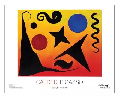 PABLO PICASSO / ALEXANDER CALDER ORIGINAL 2021 Art Exhibition Poster • $79