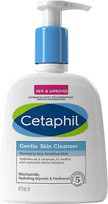 Cetaphil Gentle Skin Cleanser 473ml Face & Body Wash For Normal To Dry Skin • £18.22