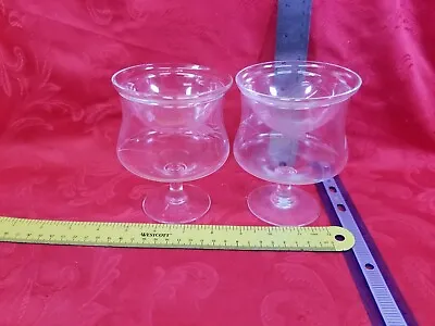 2 Vintage Wheat Noritake Sasaki Shrimp Seafood Cocktail  W/ Liner Glasses • $23.22