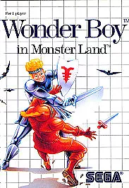 Wonder Boy In Monster Land (Sega Master 1988) • $20