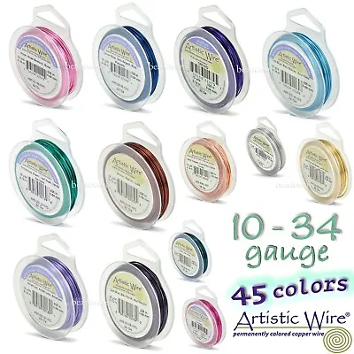 $11.57 • Buy Artistic Wire (Large Size) Tarnish-Resistant, Silver, Copper, Gold Craft Wires