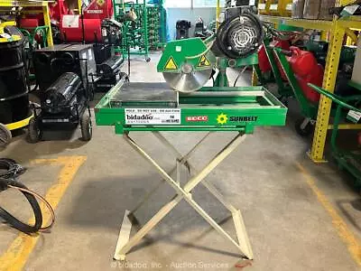 2019 Edco TMS10 10  Electric Sliding Wet Tile Masonry Saw Folding Stand Bidadoo • $113.50