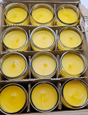 Oración A SAN LAZARO 7 Day Unscented 1 Color Yellow Candle In Glass 12 Pack  • $110