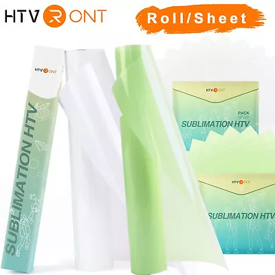 Matte/Glossy Clear HTV Vinyl Sheet For Sublimation Light-Colored Cotton Fabric • $39.99