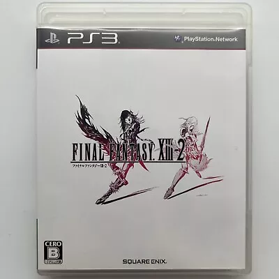 Final Fantasy XIII-2 PS3 PlayStation 3 With Manual Japanese *Tested & Working* • $10.95