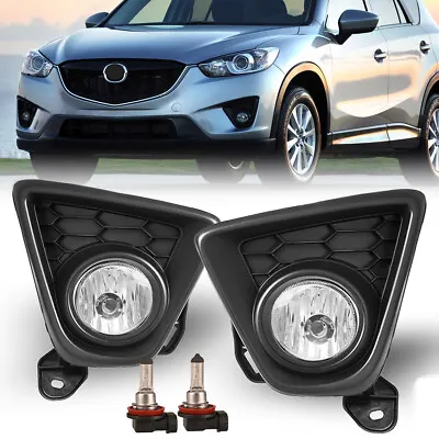 For 2013-2016 Mazda CX-5 CX5 Fog Lights Front Bumper Driving Lamp W/Switch 13-16 • $57.99