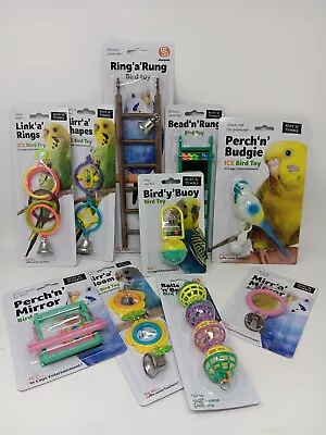 Sharples ICE In Cage Entertainment Bird Toys Budgie Canary Cockatiel Lovebird • £6.99