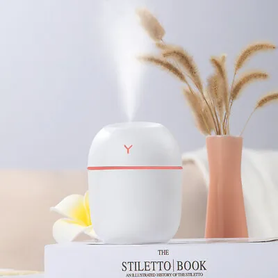 $14.20 • Buy Ultrasonic Mini Air Humidifier Essential Oil Diffuser For Home Office Car 220ML