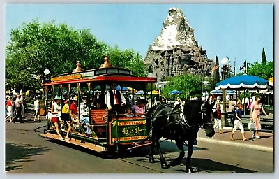 Postcard Disneyland - Horse-Drawn Streetcar • $5.88