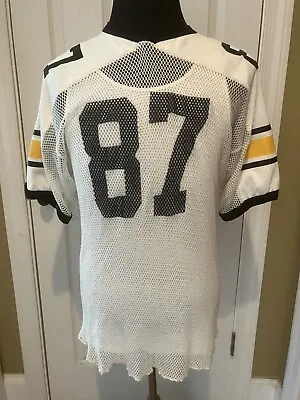 Vintage Sandknit(?) Mesh Football Jersey 1970’s Size 44 EX++ Cond. • $32