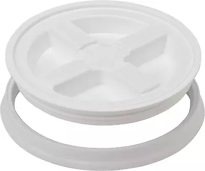 Seal Lid - Pet Food Storage Container Lids - Fits 3.5 5 6 & 7 Gallon Buckets • $21.85