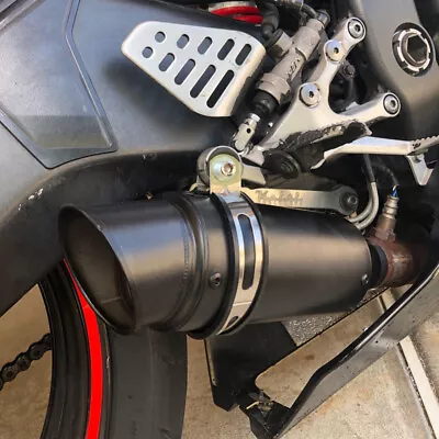 Motorcycle Exhaust Muffler Pipe Killer Slip On 51mm Exhaust For GSXR 750 YZF R6 • $43.19